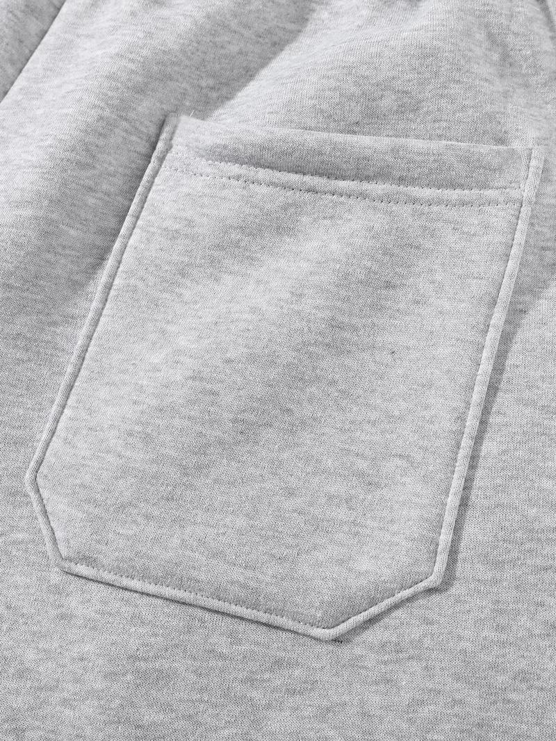 2-Piece Men's Solid Fashion Sweatpants, Versatile Year-Round Wear, Ideal for Autumn and Winter