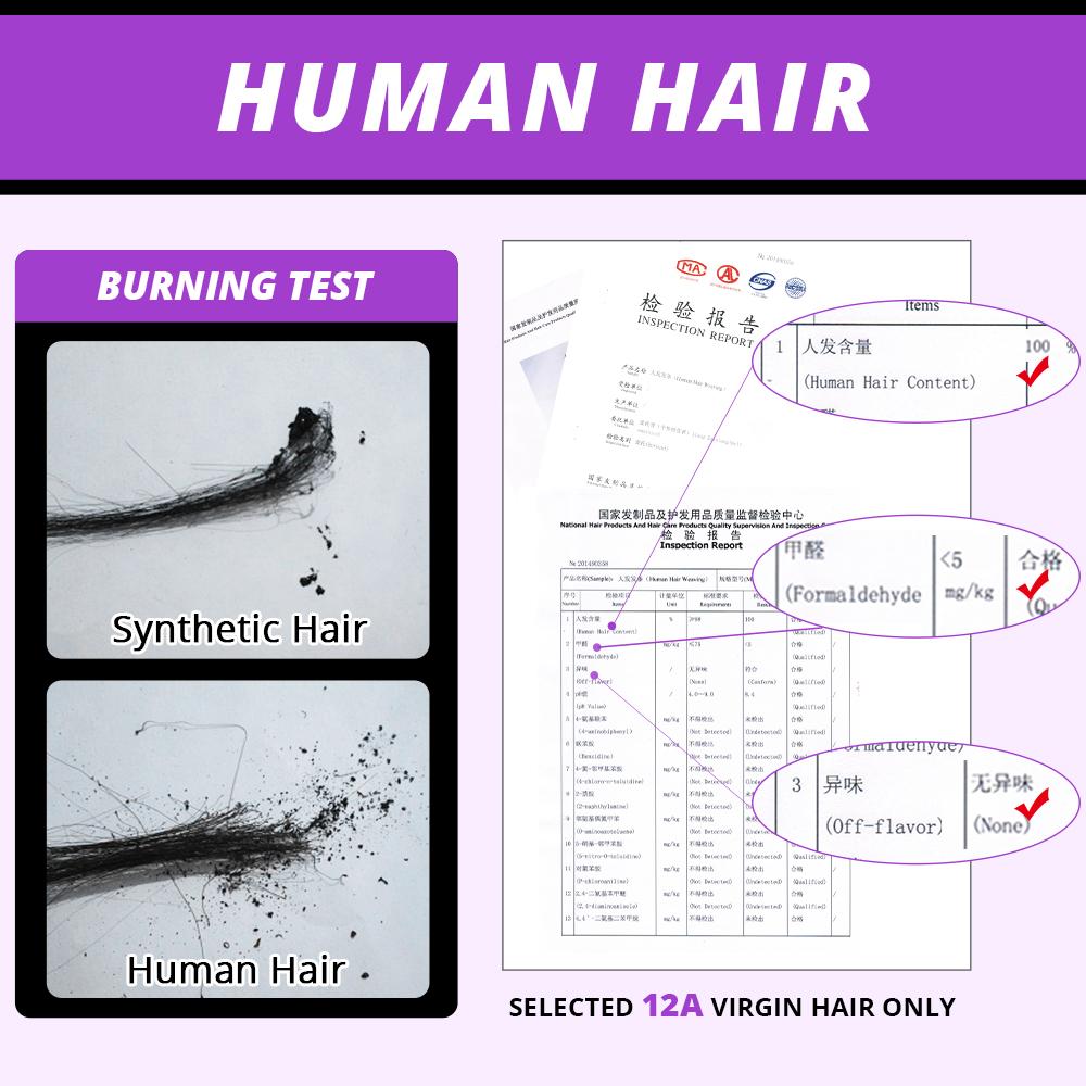 #4 Chocolate Brown Body Wave Human Hair Bundles 15A Grade Brazilian Human Hair Bundles 100g per Bundlle 1/3/4 Bundles For Women