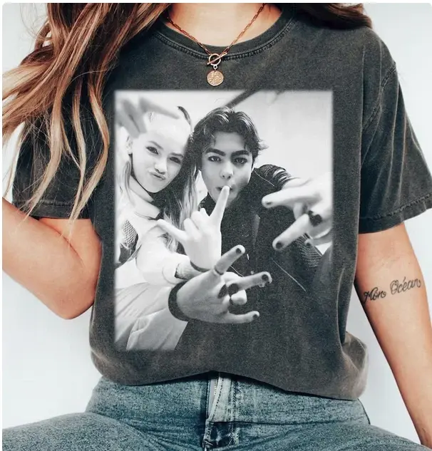 Malachi Barton & Freya Skye Shirt, Descendants Zombies Worlds Collide Tour.