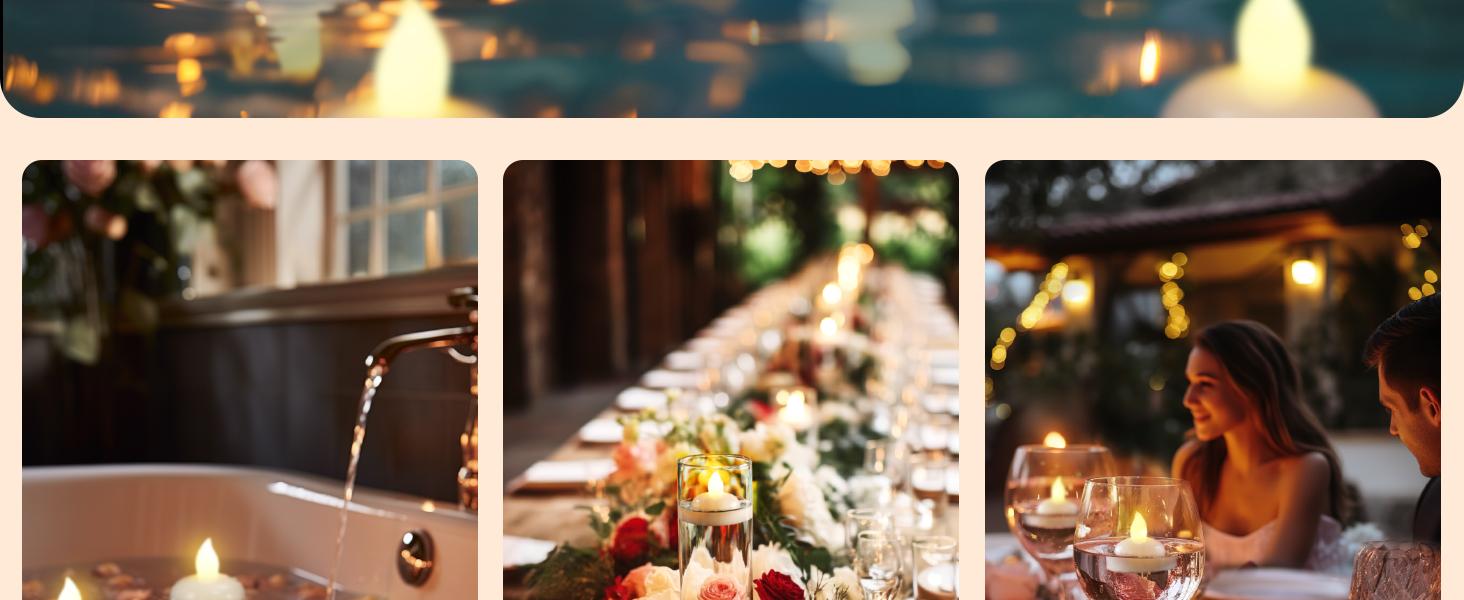 200 Hours 24 Pack Flameless Floating Candles, Warm White Led Flickering Tealight Candles in Bulk, Decor for Wedding, Party, Centerpiece, Pool, Christmas 200 Hours 24 Pack Flameless Floating Candles, Warm White Led Flickering Tealight Candles in Bulk, Decor for Wedding, Party, Centerpiece, Pool, Christmas