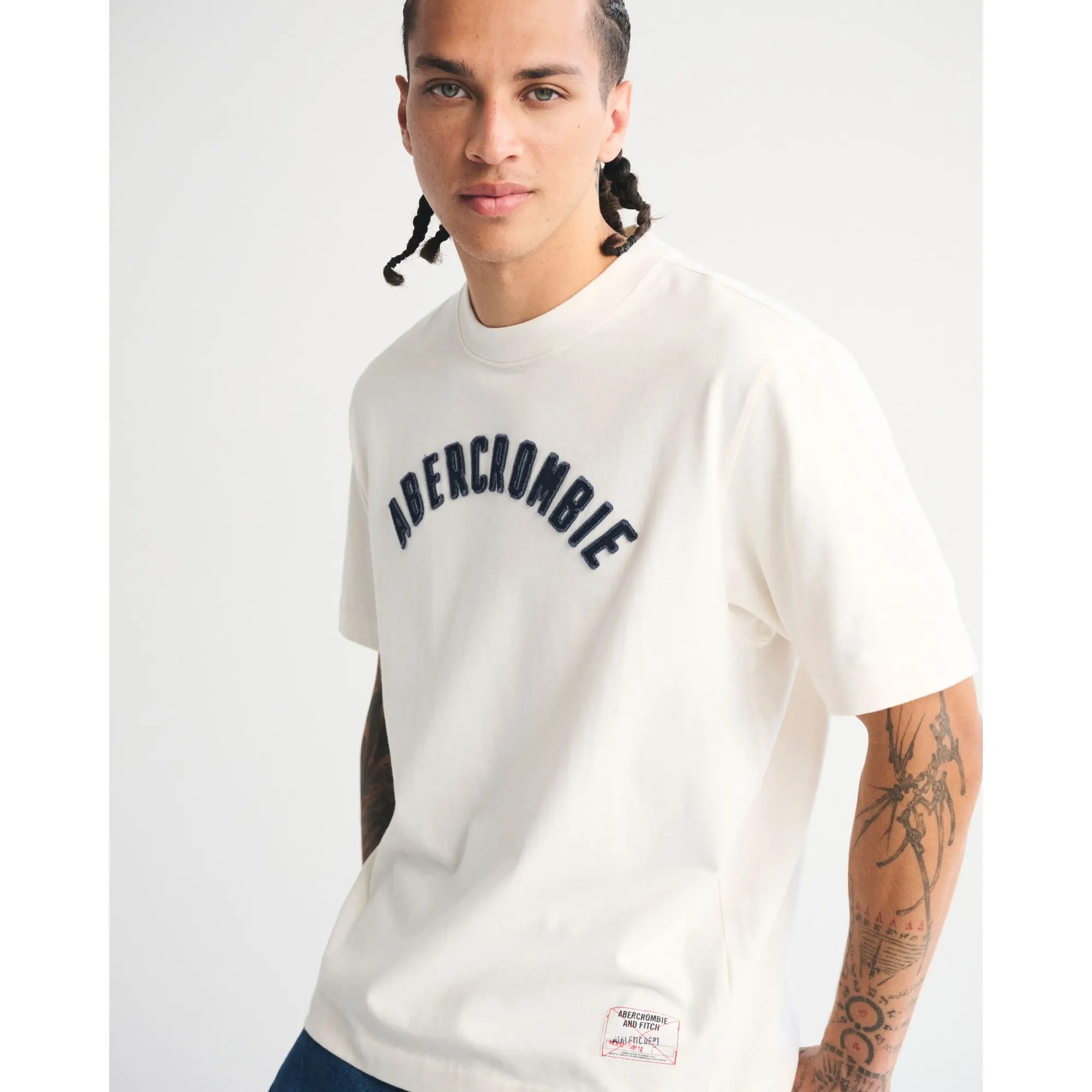 Abercrombie & Fitch Premium Heavyweight 2.0 Logo Tee