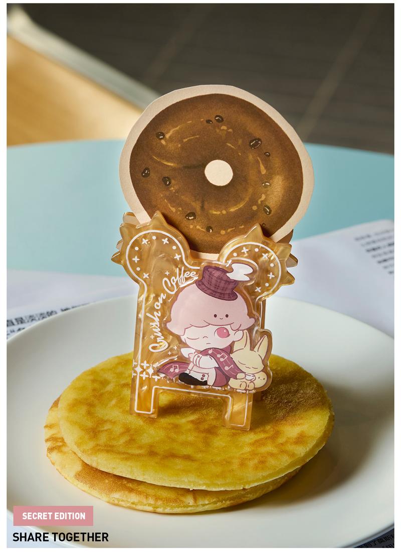 POP MART DIMOO Crush On Coffee Series-Acrylic Fridge Magnet Clip Blind Box