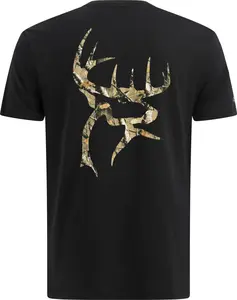 Legendary Whitetails Men's Buck Commander Camo Filled Buck Short Sleeve T-Shirt