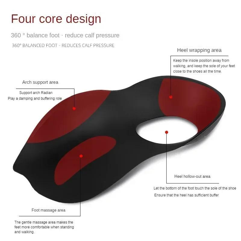 Flat Foot O-Shaped Legs Insole for Shoes Correction Arch Support Plantar Fasciitis Orthopedic Insoles Men/Women Foot Care Insert