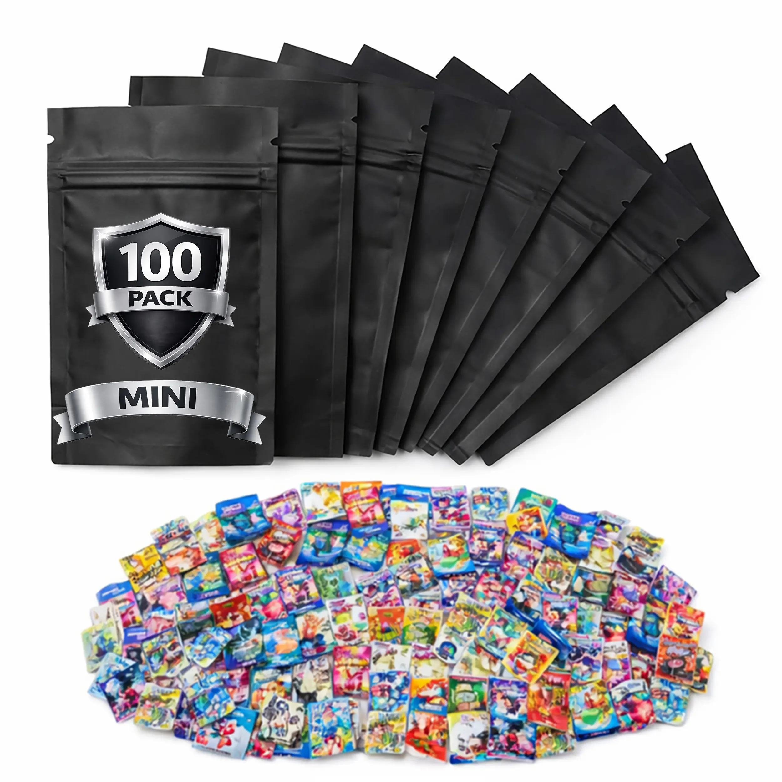 100 Pack Mini | 3" x 3.5" | Storage Bags Assorted Designs | Organizer & Retail Packaging 100 Pack Mini | 3" x 3.5" | Storage Bags Assorted Designs | Organizer & Retail Packaging