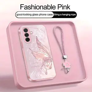 Suitable for [Galaxy A36] high-end women's phone case, featuring a beautiful and elegant butterfly pattern, shockproof and fingerprint-resistant, available in multiple colors YM99