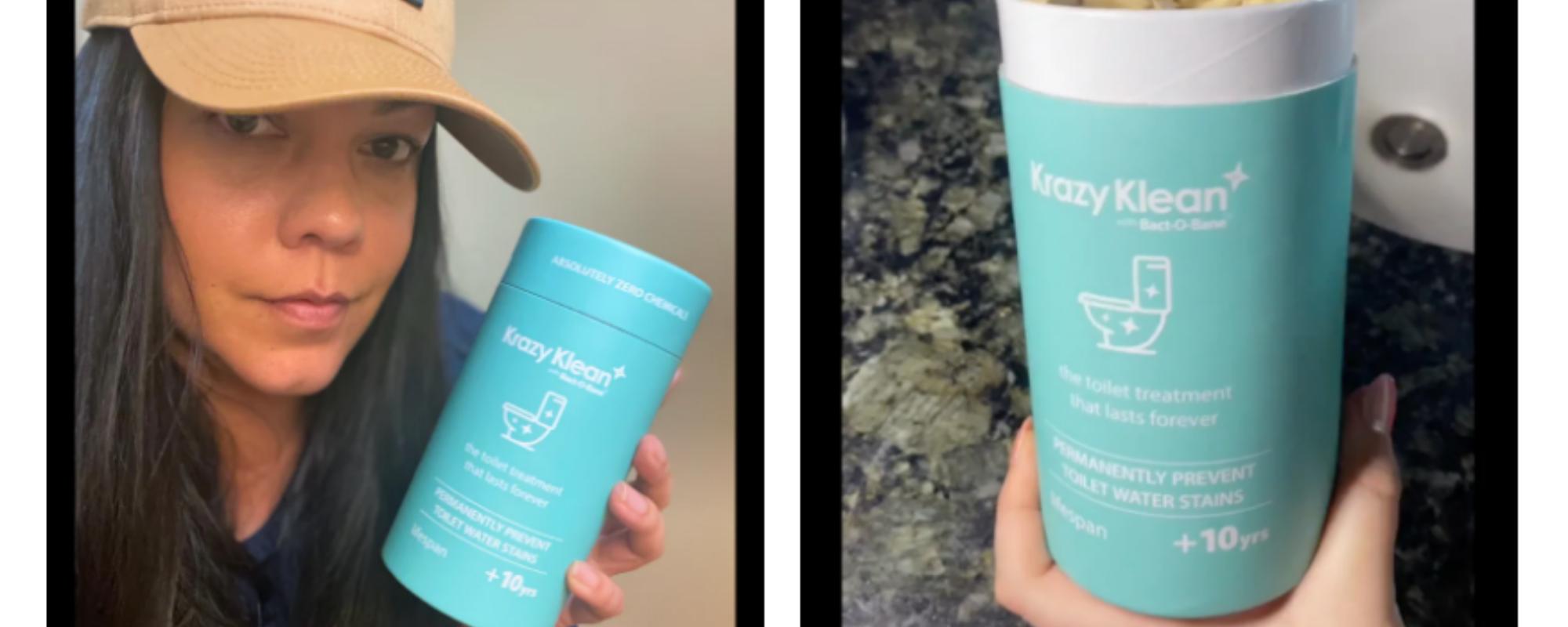 Krazy Klean Automatic Toilet Bowl Cleaner - The Krazy Klean Pro - Chemical-Free Hydro-Mineral Magnet Technology - Prevents Stains for 10 Years - Easy Home Care Solution - Household