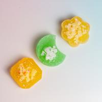 Mango, Peach, and Honeydew