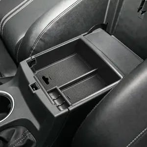 Center Console Organizer Compatible with  Ranger 2019 2020 2021 2022 2023 XL XLT Lariat Accessories, Armrest Storage Box Secondary Insert Tray, Black