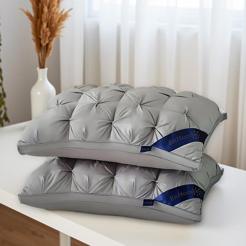 Raybee Luxury 5-Star Hotel Quality Pillows For Queen Size, Neck Support Pillows In Full,Ultra-Soft Cooling Pillows for Your Bed,Sofa,Couches ,Fluffy Pillows for Neck Pain,Couple pillow,Ideal Gift [Black Friday]