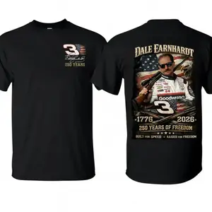 Dale Earnhardt 250 Years Of Freedom Shirt,  Dale Earnhardt Tee, Fashion Cotton, Full Colors, Full Sizes, For Men, For Women