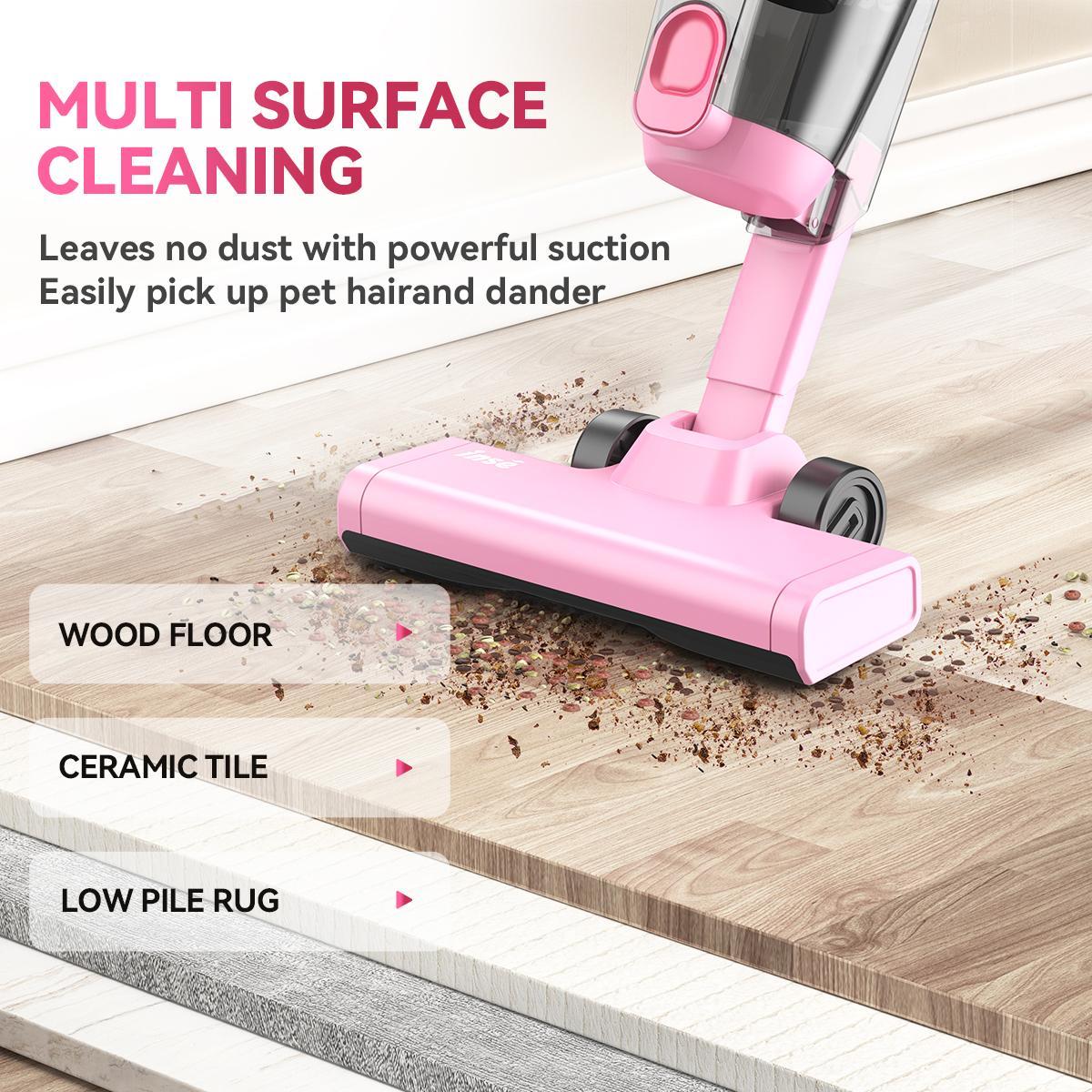 [Springglowup] INSE R6X Corded Stick Vacuum, 15KPa Suction with 600W Motor, Ultra-Lightweight Bagless Upright Vacuum with Handheld for Home Hard Floor Carpet Pet Hair Car Cleaning home cleaning tools home appliances