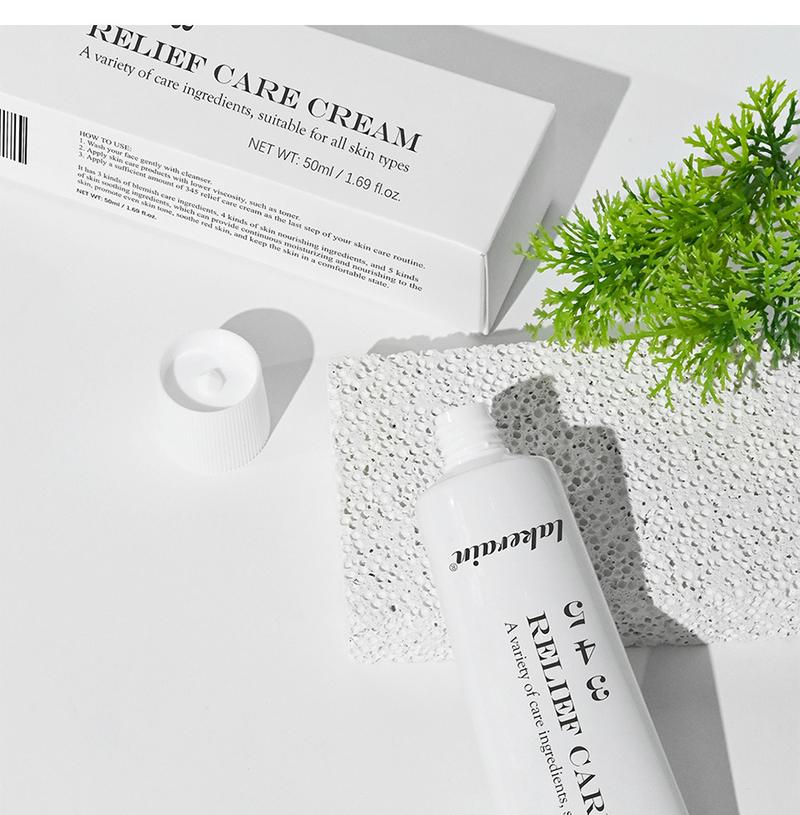 Lakerain 345 Relief Cream Daily Face Moisturizer with Niacinamide & Panthenol for Blemish Relief & Comfort Hydration 50ml