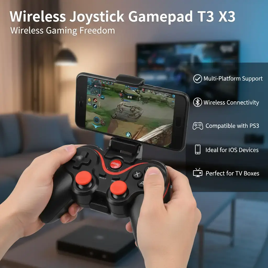 Terios T3 X3 Wireless Joystick Gamepad PC Game Controller for PS3/IOS Phone/TV Box For Nintendo Switch/Switch 2 Accessories