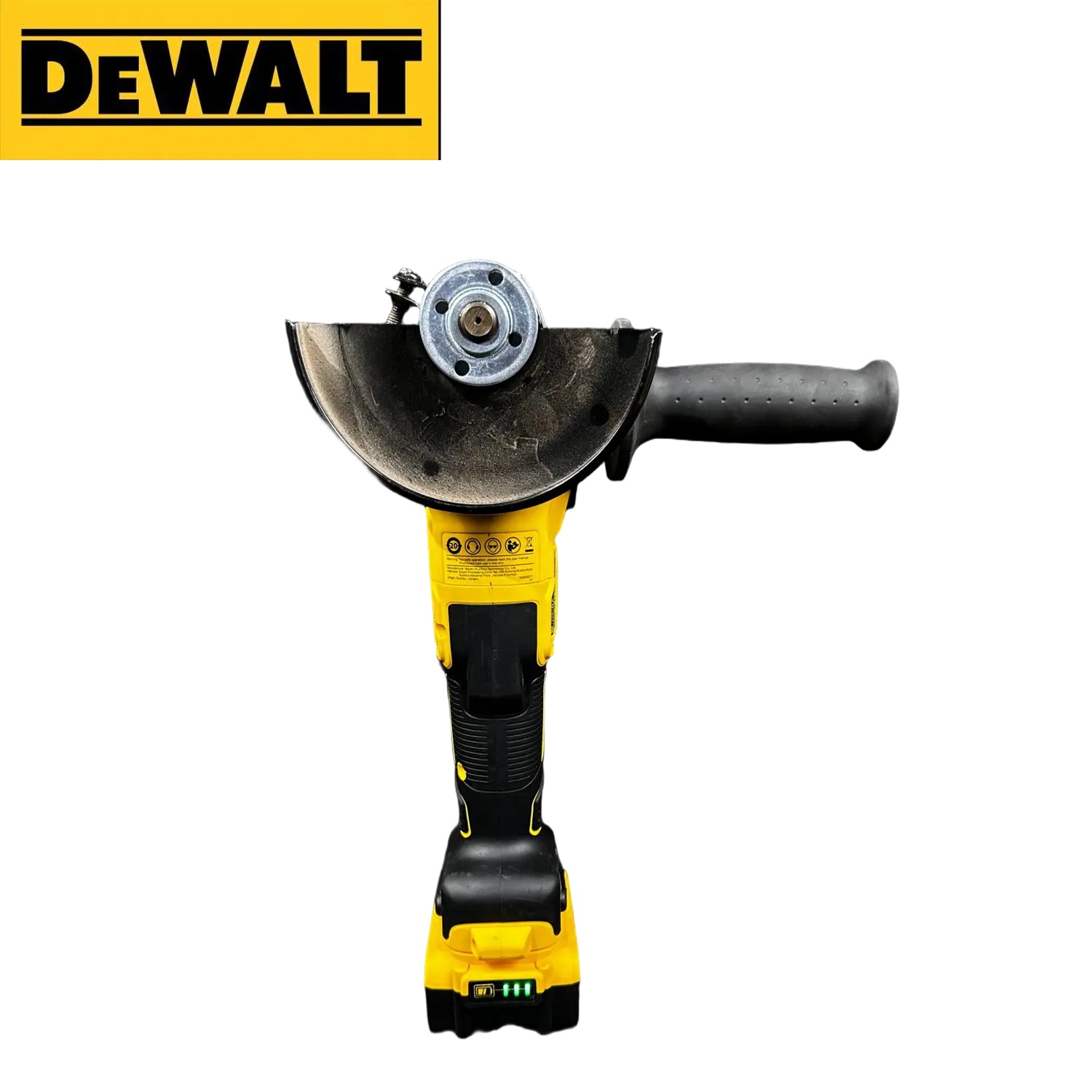 DeWALT DCG405NT 20V MAX 125mm (4.5 inches) Lightweight Brushless Cordless Angle Grinder Bare Tool  Power Tools, Compact Design for Tight Spaces, Electronic Brake, Easy Handling, Cutting/Grind, Metal/Stone Work, Batteries Only, Angle Grinding Machine, Rech