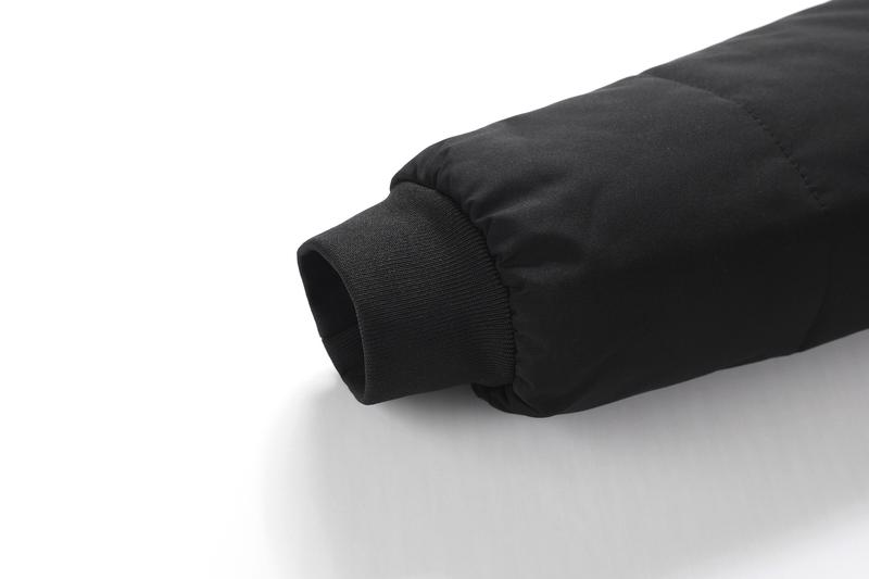 TJL Men's Winter Insulated Jacket with Detachable Hood Black Thick Outdoor Warm Coat Medium Size Fleece Lined Polyester Fiber Easy Machine Washable Cold Weather Wear Casual Style Classic Zipper Long Sleeve