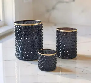 Blue Dot Embossed Containers