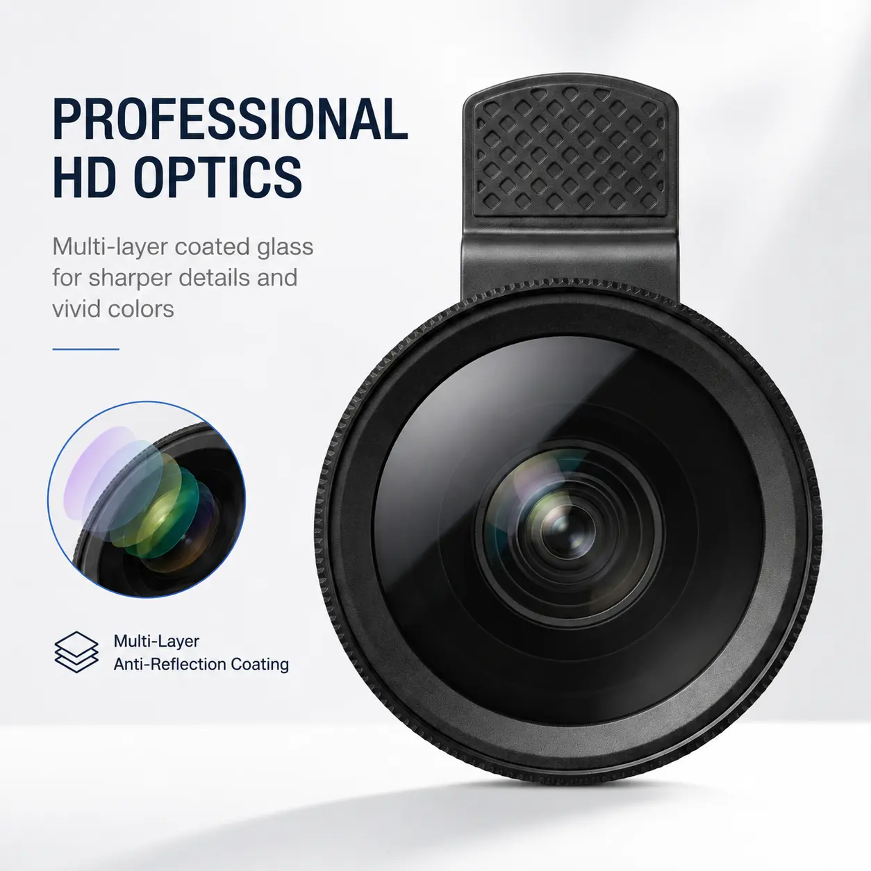 Macro Lens for all smartphones, Supports video recording with enhanced imaging performance
