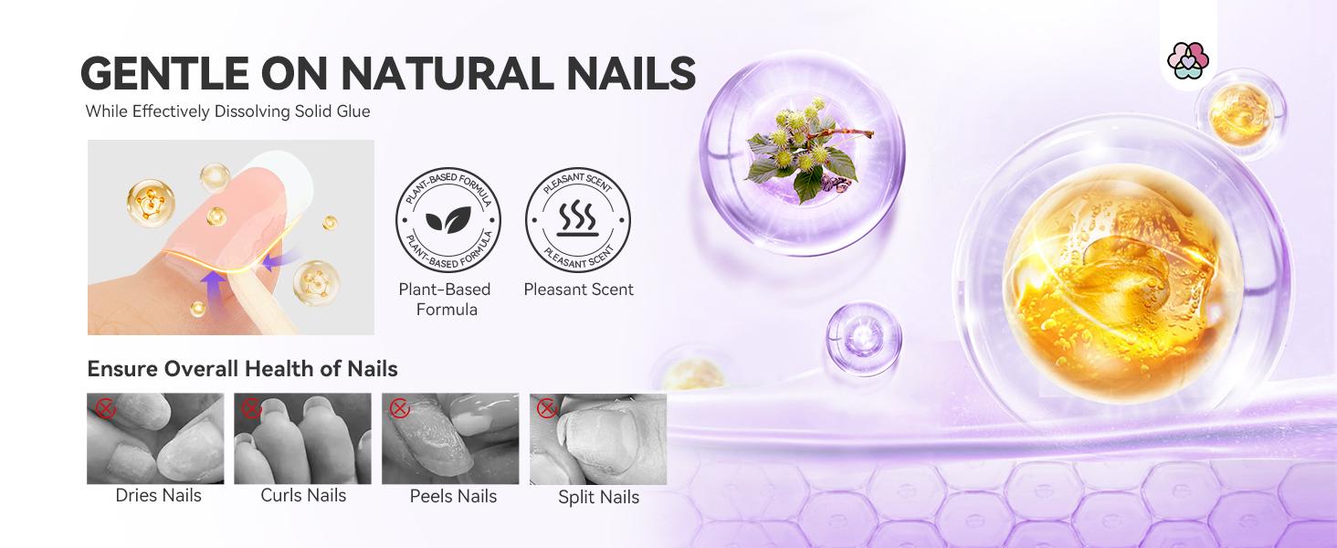 SSProTip X Press-on Nail Glue Remover: 60ml Quick Odorless Removal without Acetone Enriched Castor Oil & Vitamin E Easy Home Use Nail Care & Manicure SSProTip X Press-on Nail Glue Remover: 60ml Quick Odorless Removal without Acetone Enriched Castor Oil & Vitamin E Easy Home Use Nail Care & Manicure