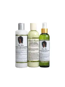 Uni-Locs 3-Step Loc Care Kit – Residue-Free Shampoo, Leave-In Conditioner & Aloe Moisture Spray – Deep Cleansing, Moisturizing, Hydrating & Refreshing Hair – Ideal for Locs, Dreadlocks & Natural Textured Hair – Daily Haircare for Men & Women