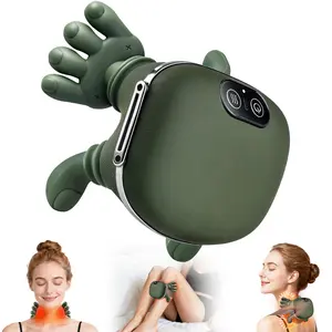 Shoulder and Neck Massager, Electric Cervical Massager, Neck Massager with Fingers,  Portable 3D Kneading Massage, Simulates a Real Palm Massage for Comfort