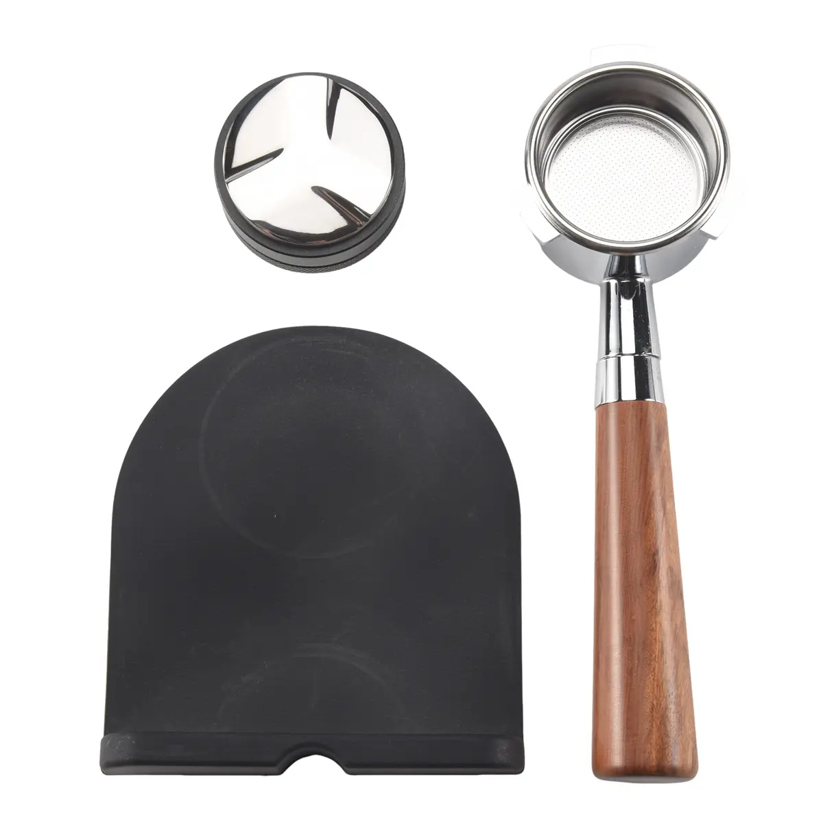 Breville Barista Express Coffee Accessory Kit - 54mm Bottomless Portafilter, 53mm Stainless Steel Distributor, Silicone Tamper, 1 Coffee Tamper Mat, High Volume Filter Basket, Infuser, Increased Crema, Improve Your Espresso Consistency, As Shown