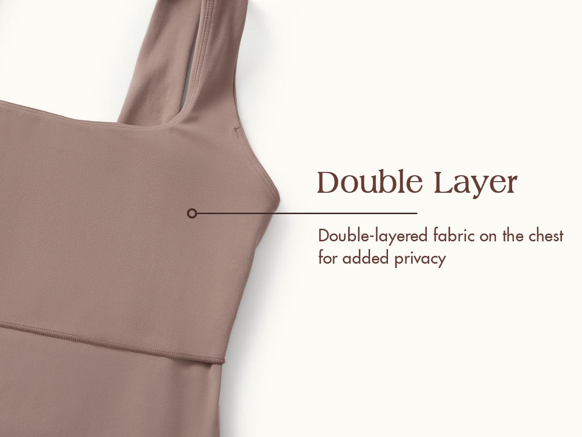 Momanda Square Neck Maternity Romper