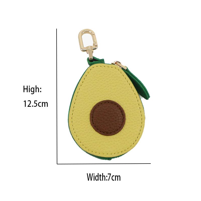 Fruit Shape Cherry Design Fruit Charm Coin Purse Blueberry Peach Cute Key Chain Mini Pouch Wallet Gift For Airtag Girl Women bag charms purse charms bag charm purse accessories cherry charm for bag