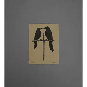 Crows Sword  - High-Quality Print