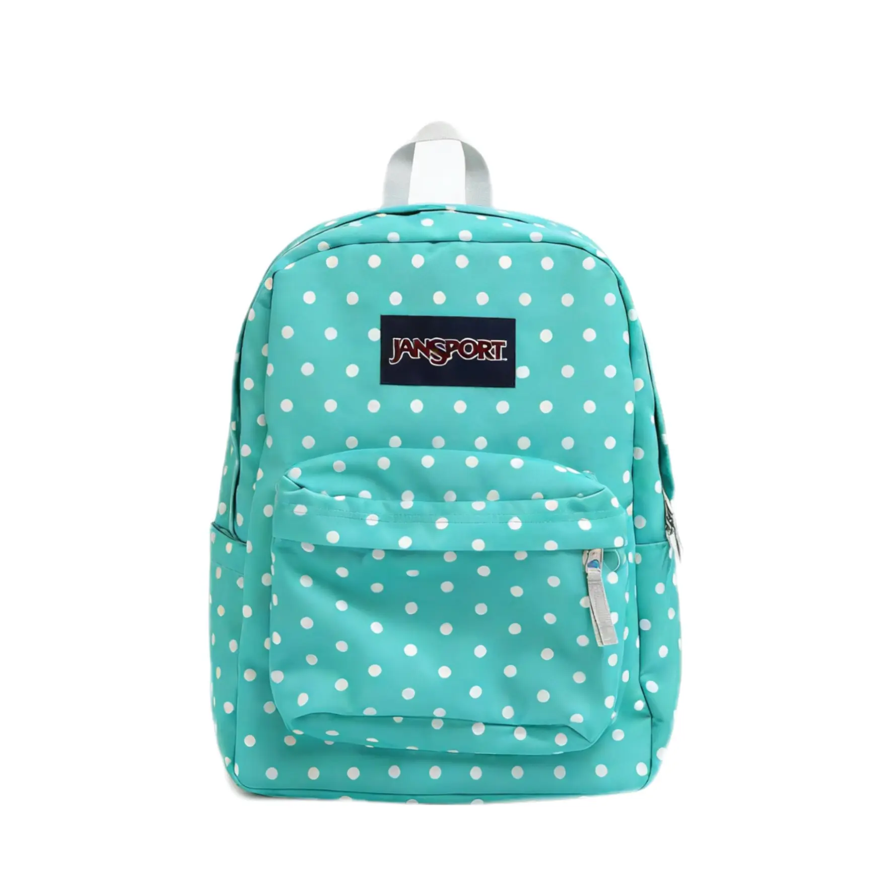 JANSPORTJS New Large-Capacity Shoulder BackpackPastel Polka Dot & Cartoon Print Nylon Student Backpack, Multi Pocket Water Resistant Casual Daypack, Lightweight Teen Girl Rucksack For School Travel Daily Commute, Multiple Cute Pattern & Color Options