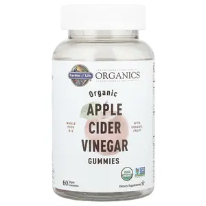 Garden of Life Organic Apple Cider Vinegar Gummies, 60 Vegan Gummies