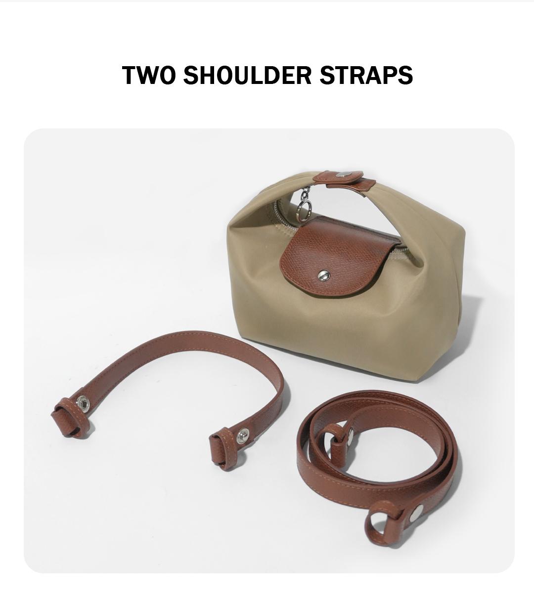 Fashion Crescent Bag Lightweight Durable Nylon Handbag with Adjustable Strap Satchel for Versatile Use in Multiple Colors Stylish Essential Companion