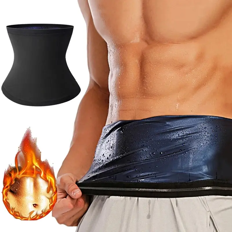 Men's Waist Trainer - 1/2/3/4 Pack Premium Tummy Control Cincher Trimmer, Lightweight Mat Fabric Body Shaper Belt, Soft Stretchy Plain Girdle for Workout, Fitness Training Band, Athleisure Waist Trainer, Waist Trainers