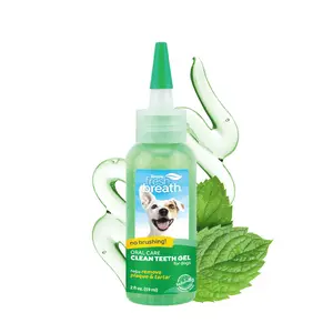 TropiClean Fresh Breath No-Brushing Dental Gel for Dogs