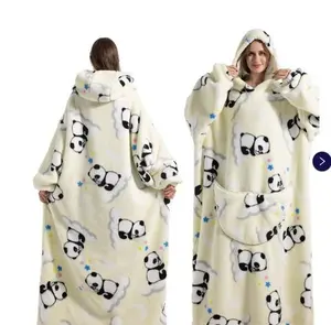 New Oversized Cozy Blanket Hoodie for Outdoor Use