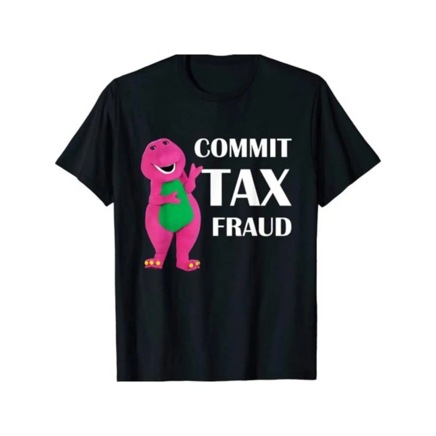 100% Cotton Summer T Shirts Funny 'Commit Tax Fraud' Graphic Tee - , Casual Summer Shirt For Men & Women T-Shirt For Men and Women