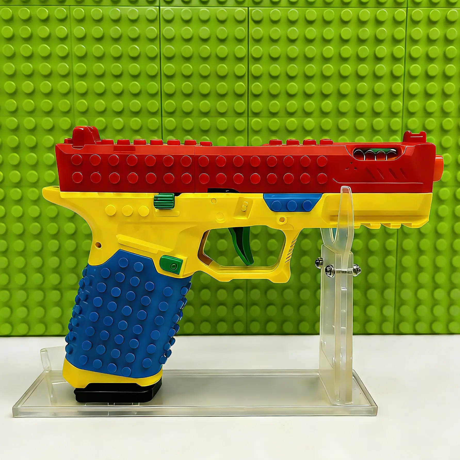 Smooth & Burr-Free Plastic Blaster Gun Block, Unisex Learning Toy for Ages 6+, Ideal Gift, Versatile Collectible, Blasters, Enthusiasts