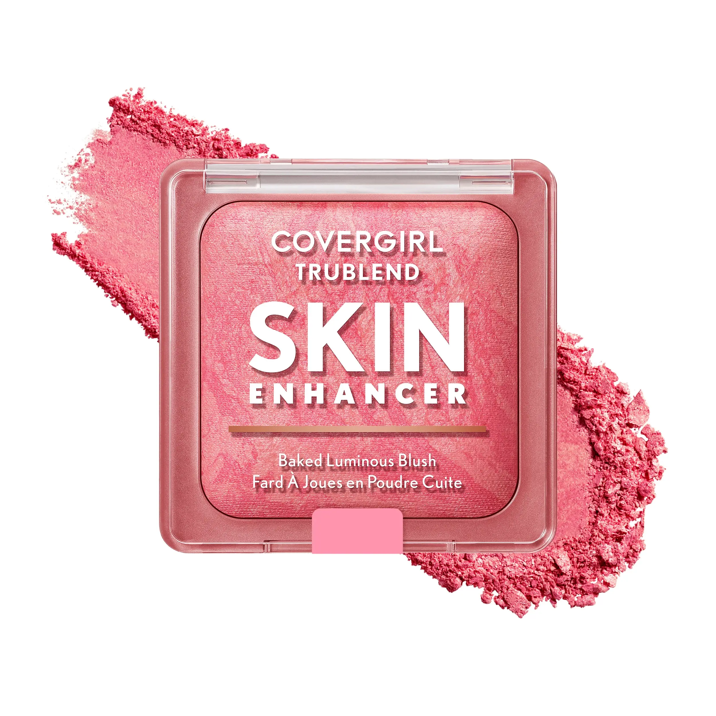 COVERGIRL TruBlend Skin Enhancer Baked Luminous Cosmetic Blush, Multidimensional Buildable Powder Blush with Hyaluronic Acid - Beauty Products for Any Sensitive Skin Make Up Needs