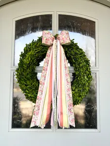English Rose Wreath Ribbon