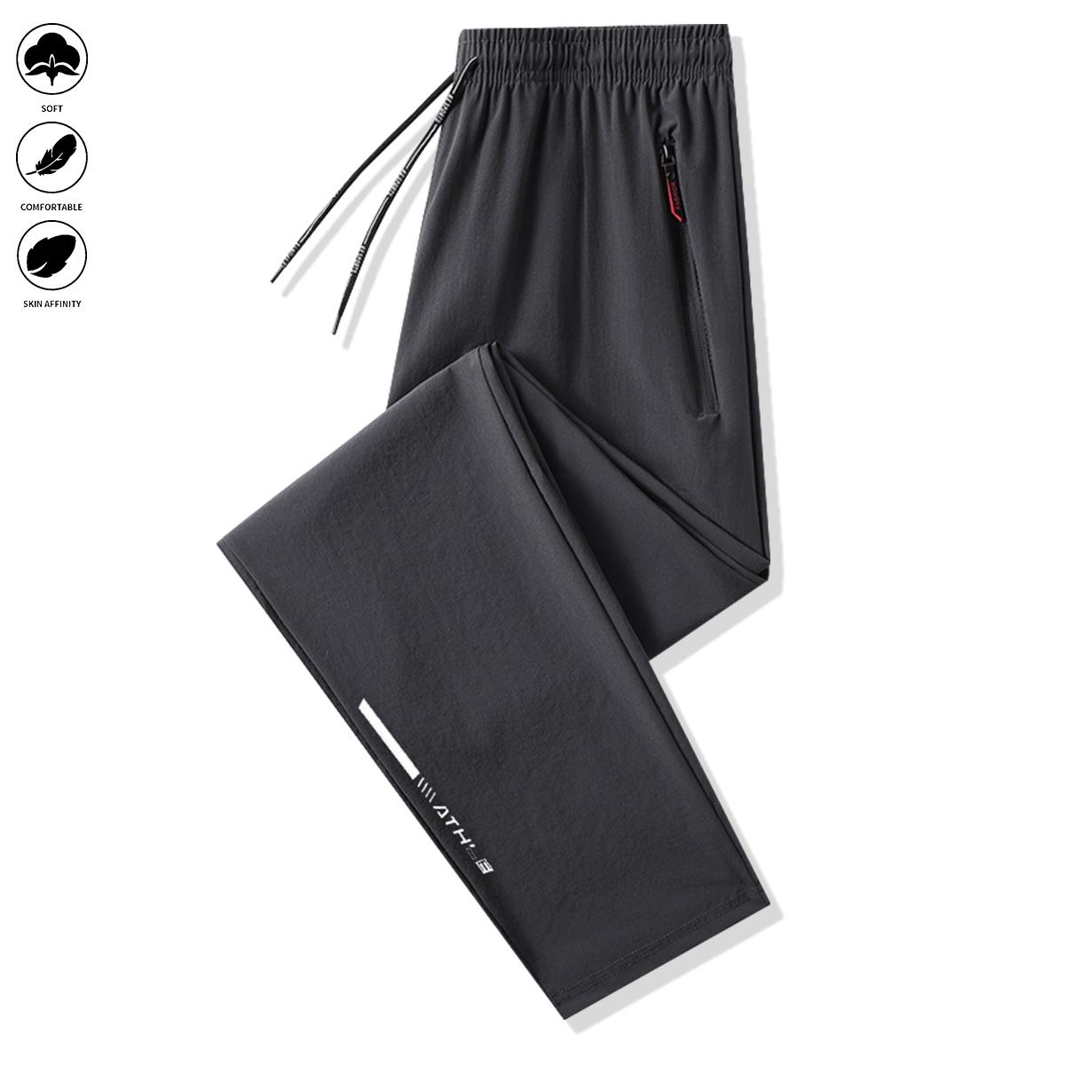 3-piece men's large-sized casual pants - new style training and fitness sports casual pants - extra large size extra large size simple pants 3-piece men's large-sized casual pants - new style training and fitness sports casual pants - extra large size extra large size simple pants