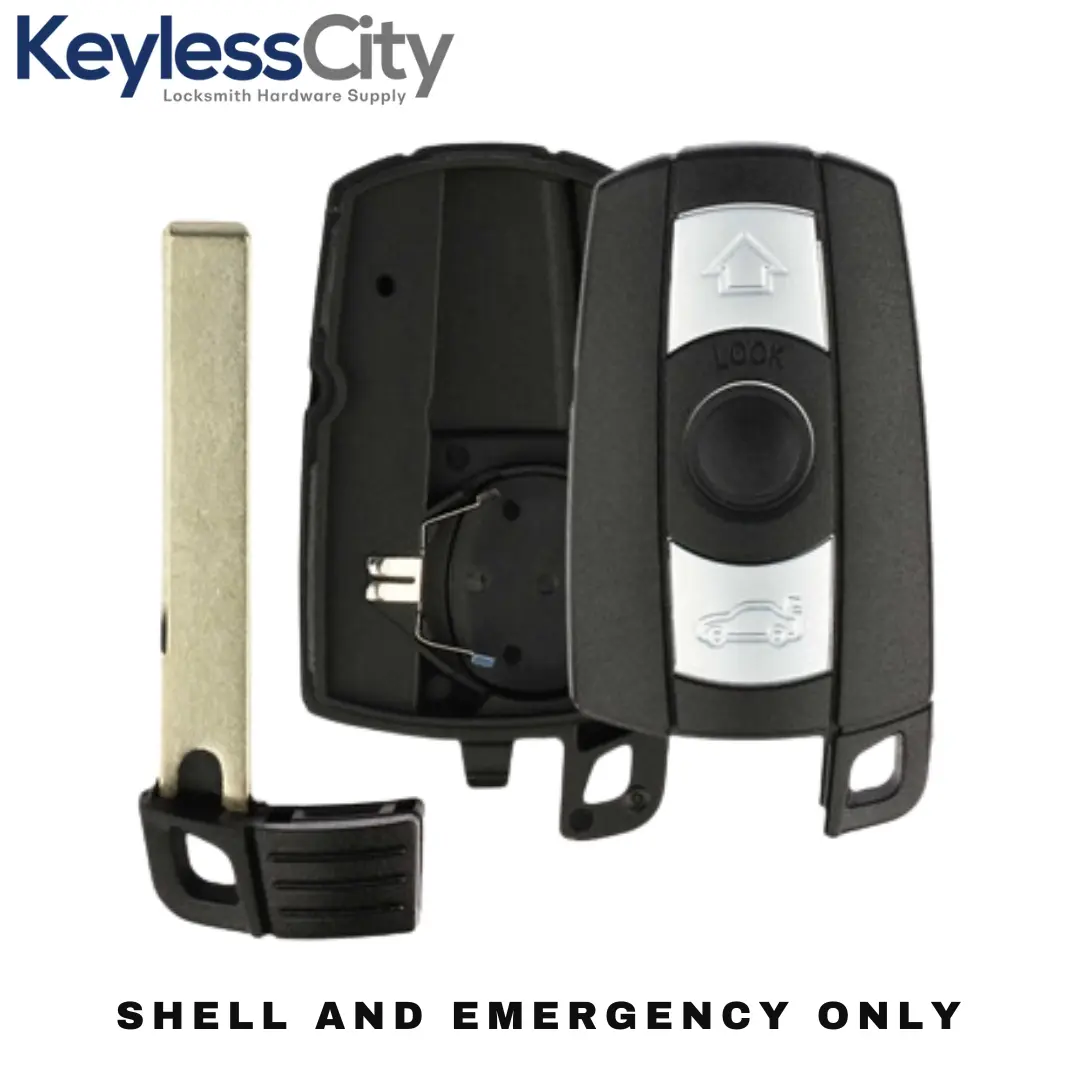 2006-2011 BMW 3 / 5 Series / 3-Button Smart Key SHELL For KR55WK49127 KR55WK49123 (AFTERMARKET)