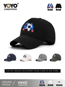 (Set version) This is a stylish and multifunctional baseball cap. It features a nylon buckle strap and a design that resembles holding a soccer ball. The hat is durable, breathable, and easy to style.
