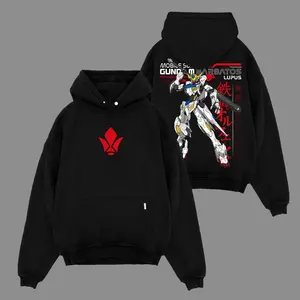 [Mobile Suit Gundam] Barbatos Hoodie Shirt Premium Cotton, Mobile Suit Gundam Fans, RPG Game Graphic Hoodie, Streetwear Hoodie Unisex Oversize Gift for RPG Game Lovers