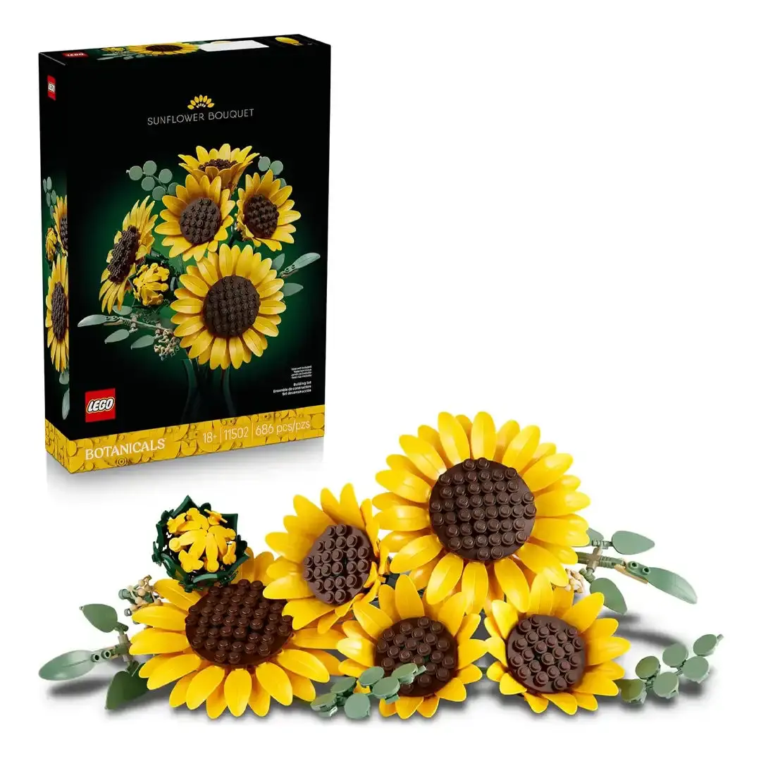 LEGO Botanicals Sunflower Bouquet (11502) Building Blocks, Construction Toy for LEGO Enthusiasts