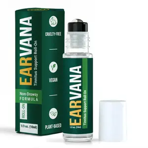 Earvana Sensory Support Roll-On – Calm Internal Ear Noise for Peace & Quiet – With Benfotiamine & Essential Oils