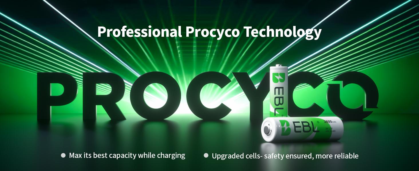 EBL Ni-MH AA AAA Rechargeable Batteries Combo