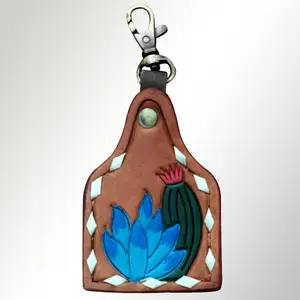 American Darling ADKRX109 Hand Painted Genuine Leather Keyring