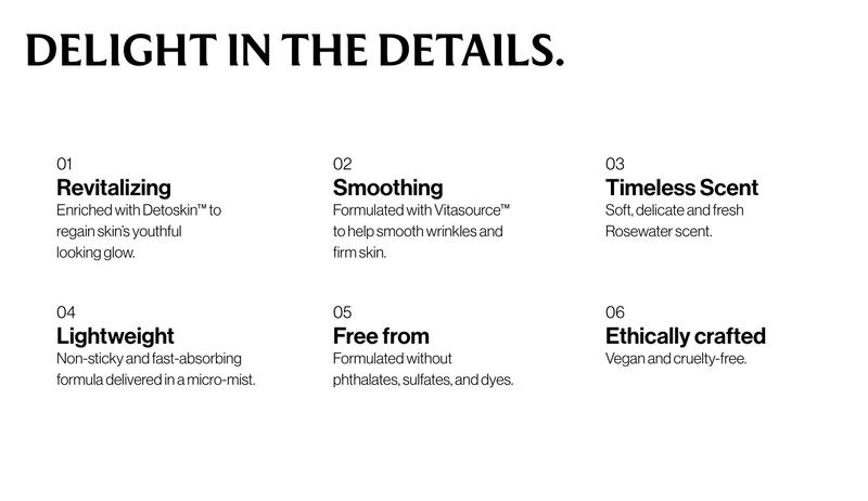 Touchland Rosewater Hand Sanitizer Glow Mist, Revitalizing and Smoothing