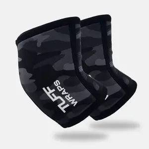 TUFF Power Elbow Sleeves 7mm (Black Camo)