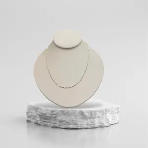 Cadena stamped  18” oro 14k